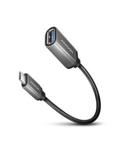 AXAGON RUCM-AFAC, kabelová redukce USB-C (M) <-> USB-A (F), 20cm, USB 3.2 Gen 1, 3A, ALU