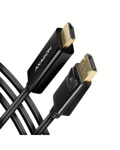 AXAGON RVD-HI14C2 DP > HDMI kabel, 4K/30Hz 1,8m