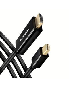 AXAGON RVDM-HI14C2 miniDP > HDMI kabel, 4K/30Hz 1,8m