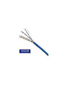 DATACOM UTP lanko CAT5E PVC 305m box modrý