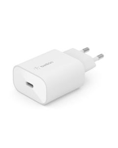 Belkin BOOST CHARGE 25W USB-C Power Delivery PPS nástěnná nabíječka, bílá