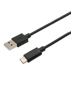 C-TECH kabel USB 2.0 AM na Type-C kabel (AM/CM), 2m, černý