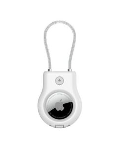 Belkin Bezpečné pouzdro na AirTag s drátěným kabelem – bílé