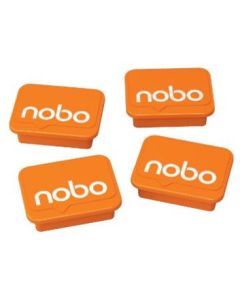 Nobo magnety 30 mm, oranžové (4)