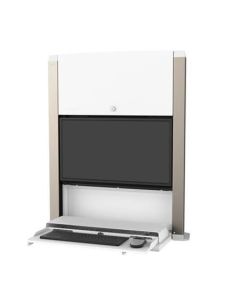 ERGOTRON CareFit™ Enclosure (snow white), uzamykatelný systém na stěnu, mon.(aio) kláv. myš