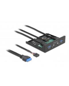 Delock 3.5” USB 3.2 Gen 1 přední panel 2 x USB Typ-A + HD-Audio