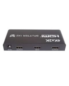 PremiumCord HDMI splitter 1-2 porty kovový s napájením, 4K, FULL HD, 3D