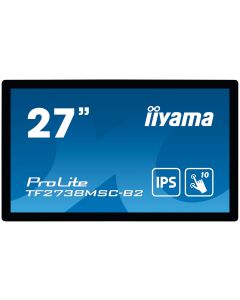 27" iiyama TF2738MSC-B2: IPS, FullHD, capacitive, 10P, 500cd/m2, DP, HDMI, DVI, 16/7, IP1X, černý