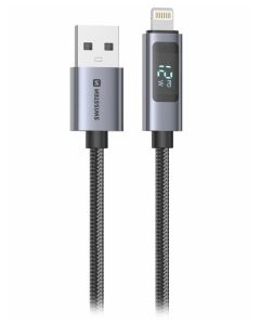 Swissten LCD kabel USB-A / lightning 1,5m