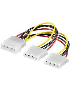 PremiumCord Kabel napájecí HDD 5,25"-2x5,25"