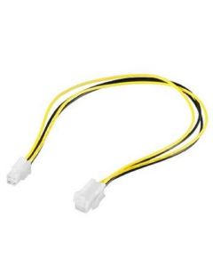 PremiumCord Prodlužka P4 napájení M/F 37cm