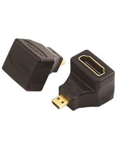 PremiumCord Adapter Micro HDMI Male na HDMI Female zahnutý do pravého úhlu 90°