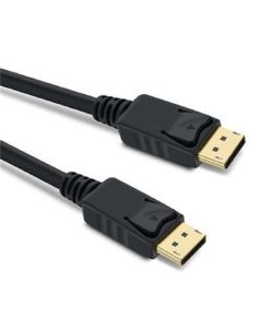 PremiumCord DisplayPort 1.4 přípojný kabel M/M, zlacené konektory, 3m
