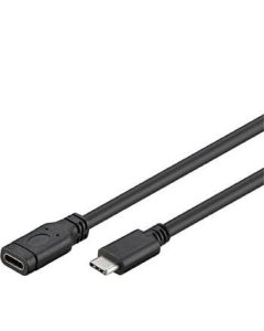 PremiumCord USB- C prodlužovací kabel (USB 3.2 generation 1), C/M - C/F, 1m