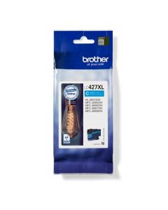 Brother LC-427XLC (inkoust cyan, 5000 str., ISO / IEC 24711)