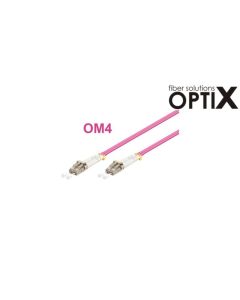 OPTIX LC-LC Optický patch cord 50/125 2m OM4 duplex