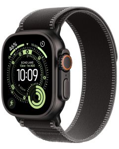 Apple Watch Ultra 3 49mm Černý titan s černým trailovým tahem - S/M