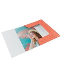 Esselte desky na dokumenty Colour'Breeze, kartonové, korálová