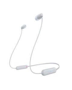 SONY WIC100W.CE7 bezdrátová sluchátka do uší - white