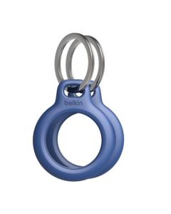 Belkin Bezpečné pouzdro na AirTag s kroužkem na klíče – modré – 2pack