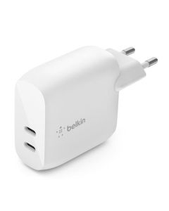 Belkin BOOST CHARGE™ Duální 40W USB-C Power Delivery nástěnná nabíječka, bílá