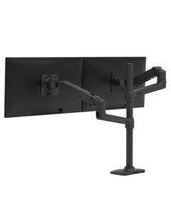 ERGOTRON LX Dual Stacking Arm, Tall Pole, Matte Black ,stolní ramena pro 2 lcd. max. 40", flexibilní , černé