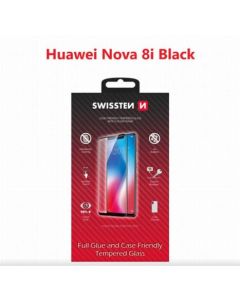SWISSTEN OCHRANNÉ SKLO HUAWEI NOVA 8i ČERNÉ