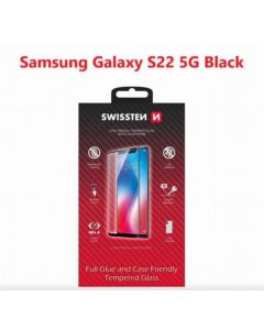 SWISSTEN OCHRANNÉ SKLO SAMSUNG S901B GALAXY S22 5G ČERNÉ