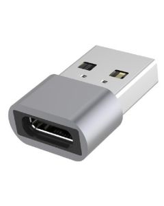 PremiumCord Aluminium USB C female - USB2.0 A Male adaptér