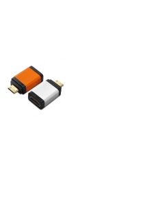 PremiumCord Adapter HDMI Typ A samice - mini HDMI Typ C samec, oranžová