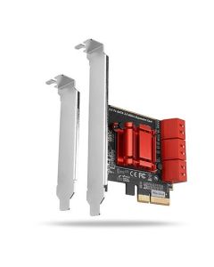 AXAGON PCES-SA6, PCIe řadič - 6x interní SATA 6G port, ASM1166, SP & LP