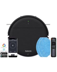 Salente R2, robotický vysavač, stírání vodou, nabíjecí stanice, černý