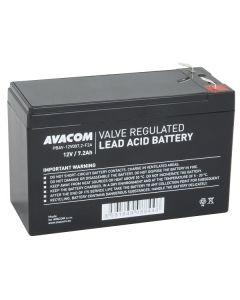 Avacom baterie 12V 7,2Ah F2 (PBAV-12V007,2-F2A)