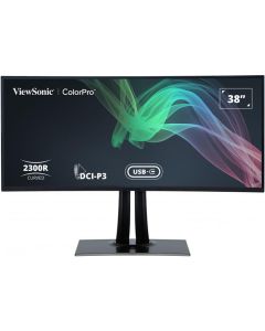 Viewsonic VP3881A 38" Prohnutý IPS WQHD+ 3840x1600/20M:1/5ms/300 cd/2xHDMI/DP/3xUSB/USB-C/VESA/Repro/Pivot/Nastavitelný