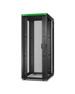 APC Easy Rack 800mm/48U/1000mm , with Roof, castors,feet and 4 Brackets, No Side panels,Bottom, black
