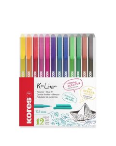Liner Kores K-Liner, sada 12 barev