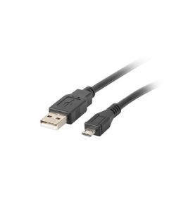 LANBERG Micro USB (M) na USB-A (M) 2.0 kabel 1,8m, černý