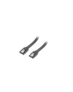 LANBERG SATA III datový kabel (6GB/S) F / F 50cm, kovová západka, černý