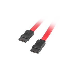 LANBERG SATA III datový kabel (6GB/S) F / F 50cm, červený