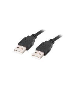 LANBERG USB-A M / M 2.0 kabel 0,5m, černý