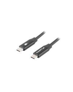 LANBERG USB-C M / M 2.0 kabel 1,8m, černý, rychlé nabíjení 4.0