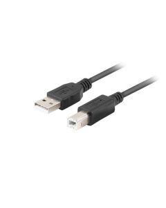 LANBERG USB-A (M) na USB-B (M) 2.0 kabel 3m, černý 