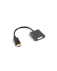 LANBERG adaptér DisplayPort (M) 1.2 na DVI-I (F) (24+5), dual link