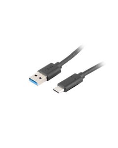 LANBERG USB-C (M) na USB-A (M) 3.1 kabel 1,8m, černý