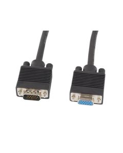 LANBERG VGA M / F prodlužující kabel 1,8m, stíněný, černý