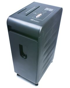 AT skartovač Slim L P-5/ řez 2x10 mm/ pracovní šíře 230 mm/ kapacita 20 listů/ objem koše 40 l/ stupeň utajení P5/ černý