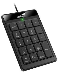 Genius NumPad 110 Klávesnice, numerická, drátová, slim design, USB, černá