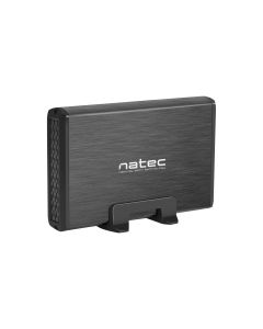Externí box pro HDD 3,5" USB 3.0 Natec Rhino, černý,  včetně napájecího adaptéru