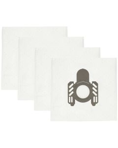 NEDIS sáčky do vysavače/ 4 kusy/ syntetické/ AEG Gr. 5/5s, Electrolux ES 51, AEG GR5, Electrolux E51/ bílé