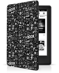 CONNECT IT pouzdro pro Amazon Kindle 2021 (11th gen.), DOODLE ČERNÁ